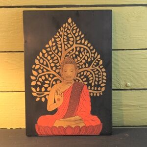 Buddha "Bless You" Wall Hanging Plaque
